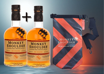 2x Monkey Shoulder Triple Malt 40% 0,7 + Worek Wodoodporny