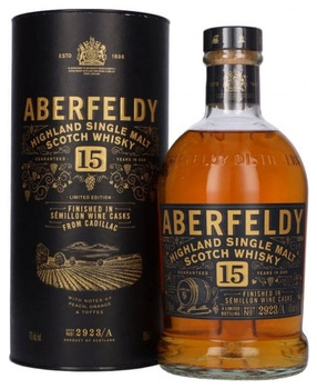 ABERFELDY 15YO CADILLAC WINE CASK 43% 0,7